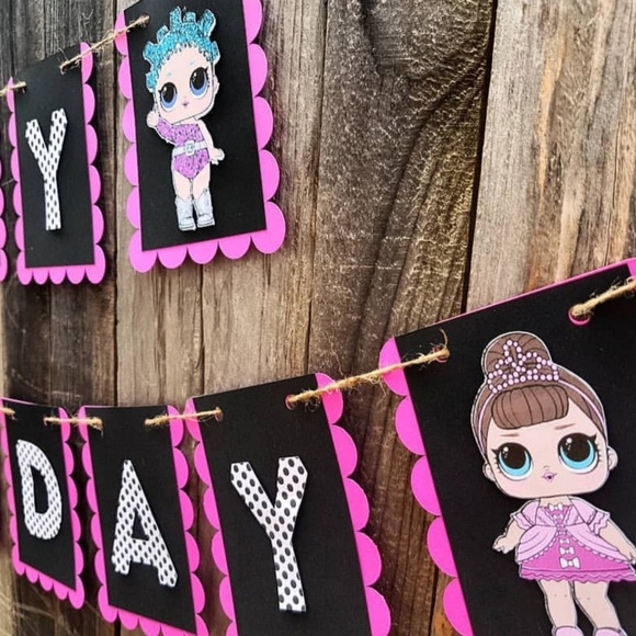 bringyourowncake | Party Supplies | Lol Doll Birthday Banner | Poshmark